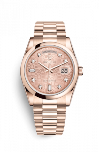 Rolex Day-Date 36 Everose Domed President Pink Computer