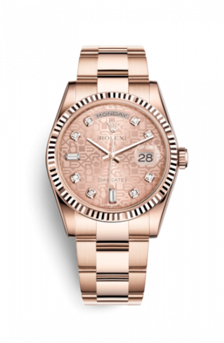 Rolex Day-Date 36 Everose Fluted Oyster Pink Computer