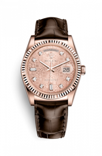 Rolex Day-Date 36 Everose Strap Pink Computer