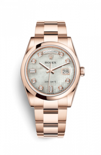 Rolex Day-Date 36 Everose Domed Oyster Oxford MOP