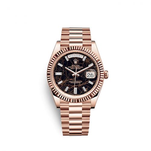 Rolex Day-Date 40 Everose Eisenkiesel