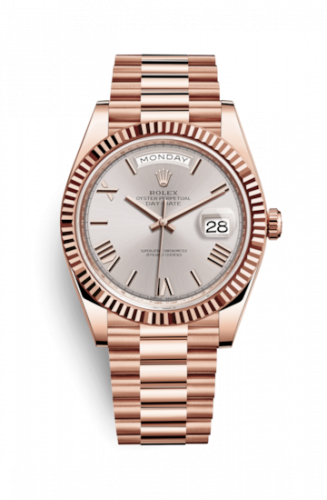 Rolex Day-Date 40 Everose Sundust - Roman
