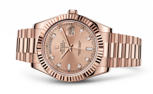 Rolex Day-Date II Everose Pink Diamonds