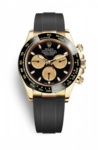 Rolex Cosmograph Daytona Yellow Gold Cerachrom Black Oysterflex