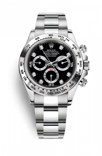 Rolex Cosmograph Daytona White Gold Black - Diamond