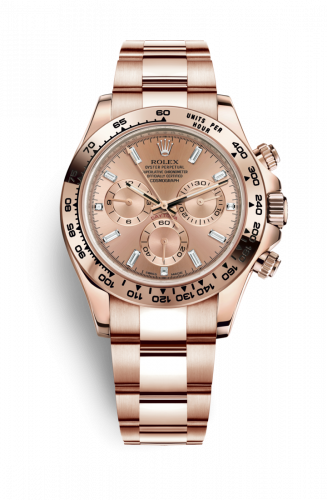 Rolex Cosmograph Daytona Everose Pink Baguette