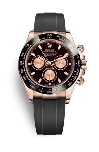 Rolex Cosmograph Daytona Everose Cerachrom Black Oysterflex