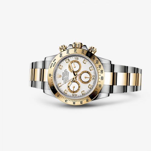 Rolex Daytona Rolesor White Diamond