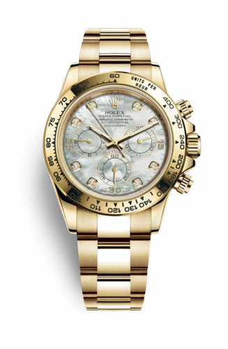 Rolex Cosmograph Daytona Yellow Gold MOP Diamond