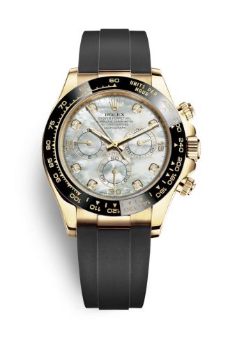 Rolex Cosmograph Daytona Yellow Gold Cerachrom MOP-Diamond Oysterflex