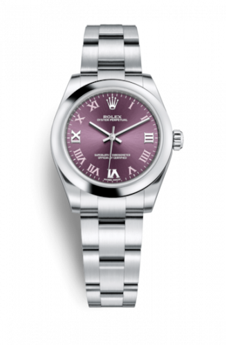 Rolex Oyster Perpetual 31 Red Grape Roman