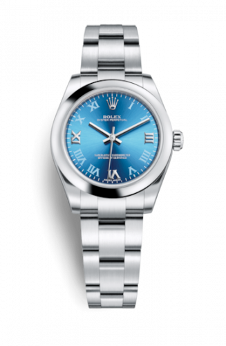 Rolex Oyster Perpetual 31 Blue Azzurro Roman