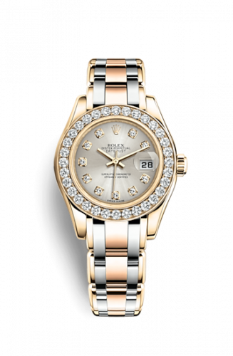 Rolex Datejust Pearlmaster 29 Tridor Diamond Silver Diamonds