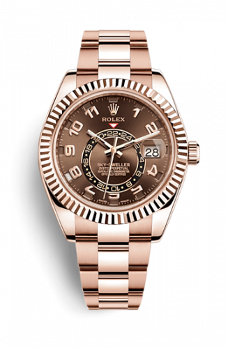 Rolex Sky-Dweller Everose Chocolate - Arabic