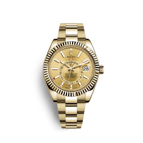 Rolex Sky-Dweller Yellow Gold Champagne