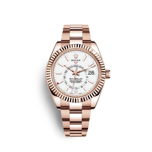 Rolex Sky-Dweller Everose White