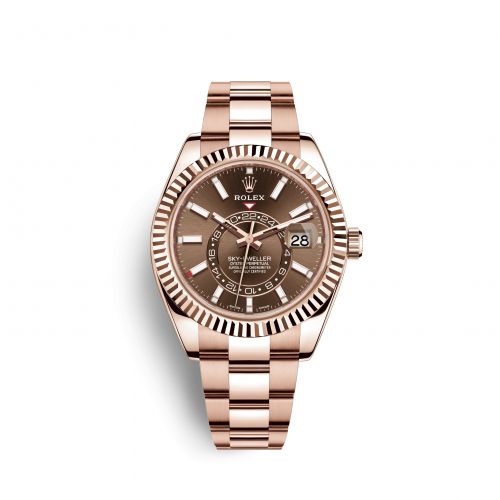 Rolex Sky-Dweller Everose Chocolate