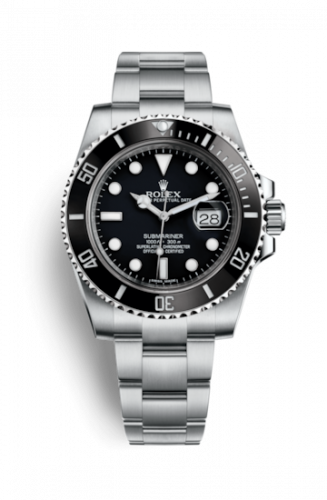 Rolex Submariner Date Stainless Steel Black Cerachom