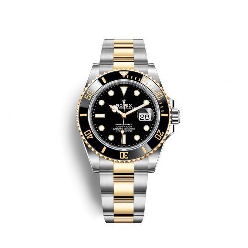 Rolex Submariner Date 41 Stainless Steel Yellow Gold Black