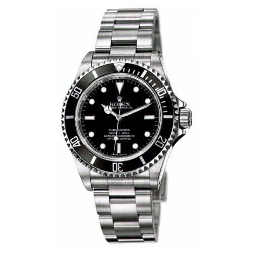 Rolex Submariner No-Date Stainless Steel Black Four Liner