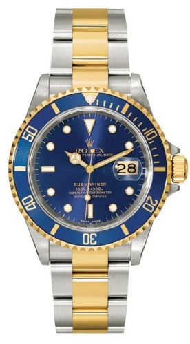 Rolex  Submariner Date 16613 Blue Tritium