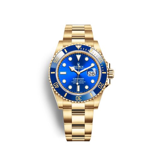 Rolex Submariner Date 41 Yellow Gold Blue