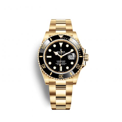 Rolex Submariner Date 41 Yellow Gold Black