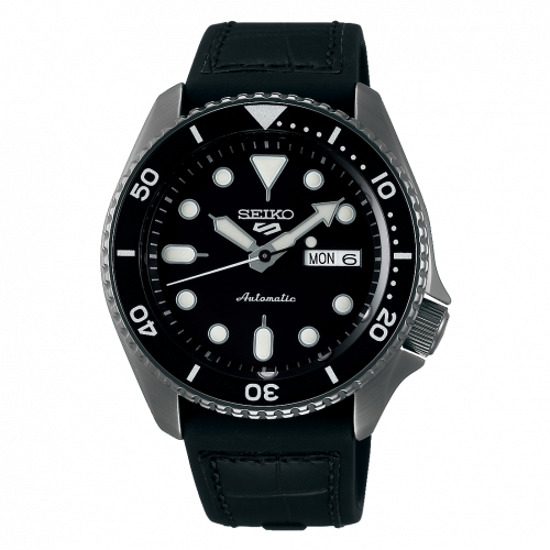 Seiko 5 Sports Specialist Style Hard Coating Black Rubber