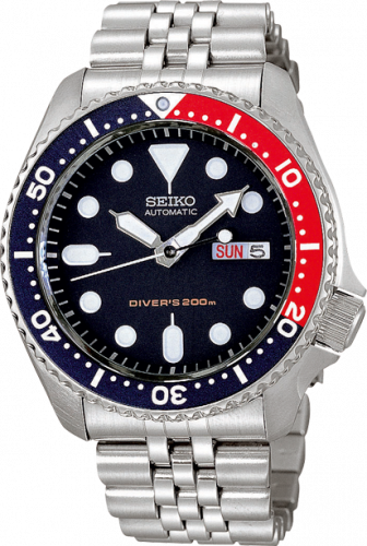Seiko Seiko SKX009 Black Stainless Steel