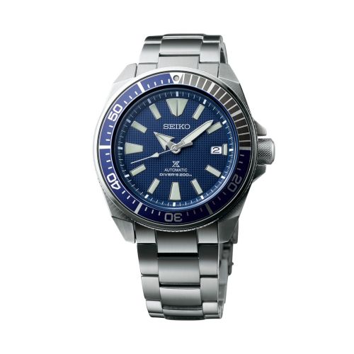 Seiko Prospex Diver Samurai Stainless Steel Blue Bracelet