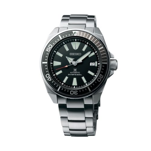 Seiko Prospex Diver Samurai Stainless Steel Black Bracelet