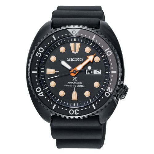 Seiko Prospex Diver Turtle Stainless Steel Black Black Series