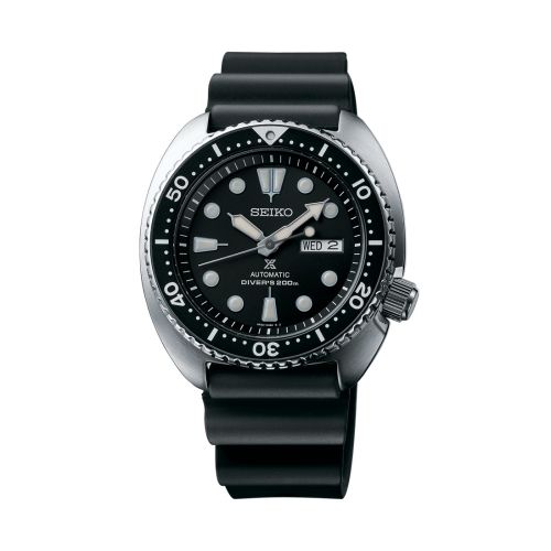 Seiko Prospex Diver Turtle Stainless Steel Black Rubber