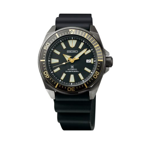 Seiko Prospex Diver Samurai Stainless Steel Black Rubber