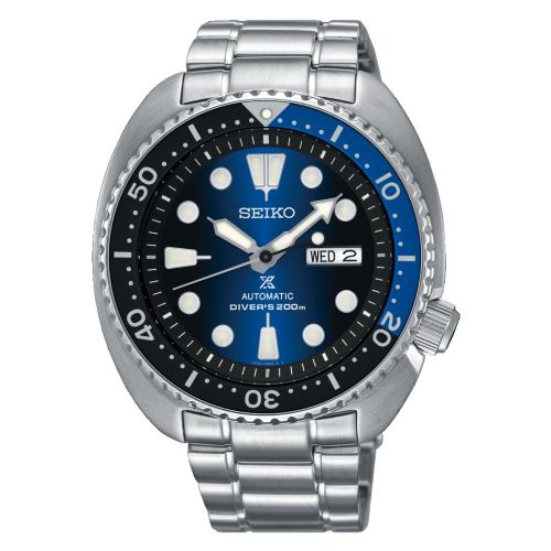 Seiko Prospex Diver Turtle Stainless Steel Blue Gradient Bracelet
