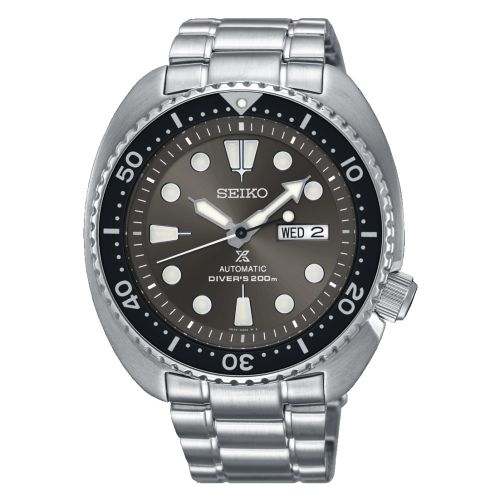 Seiko Prospex Diver Turtle Stainless Steel Grey Bracelet