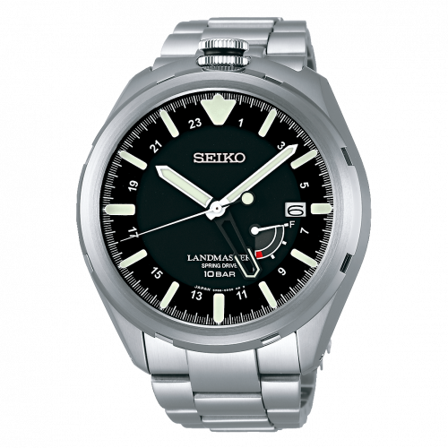 Seiko Prospex Landmaster Stainless Steel Black Bracelet