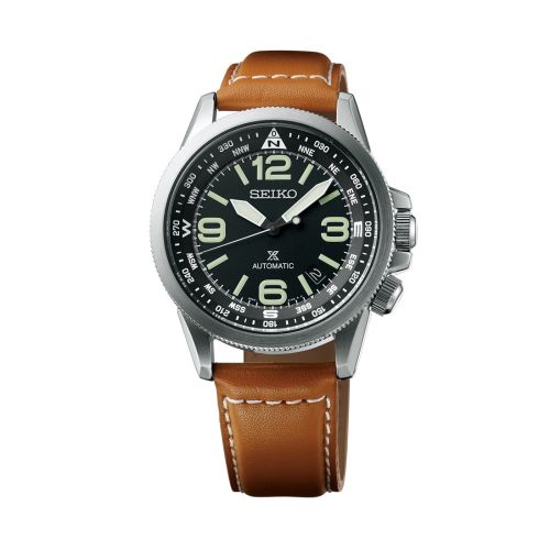 Seiko Prospex Land SRPA75K1 Stainless Steel Black Strap