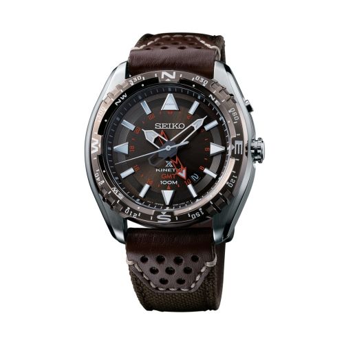 Seiko Prospex Land SUN061P1 Stainless Steel Brown Strap
