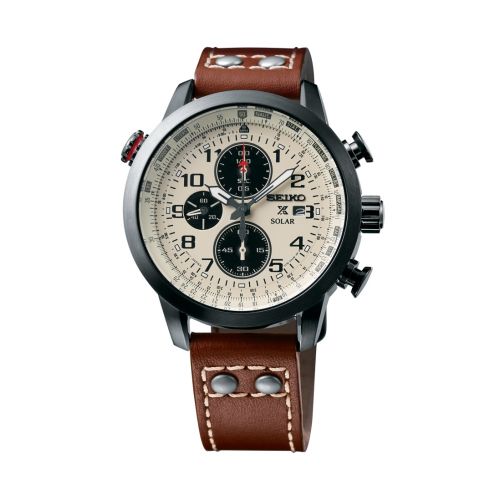 Seiko Prospex Sky SSC425P1 Stainless Steel Cream