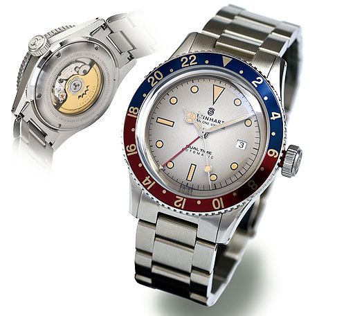 Steinhart Ocean One Vintage Dual Time Premium