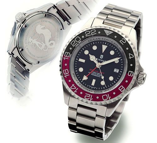 Steinhart Ocean 44 GMT Black - Red