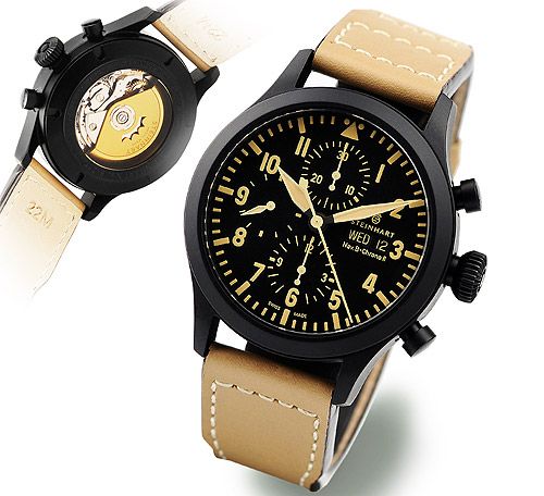 Steinhart Nav B-Chrono II Black DLC