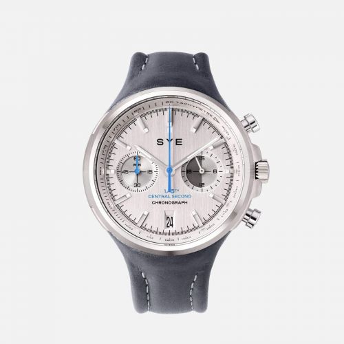 SYE MOT1ON Chronograph Silver Edition Petroleum