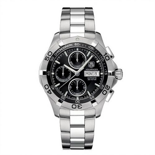 TAG Heuer Aquaracer 300M Calibre 16 Day-Date 43 Stainless Steel Black Bracelet