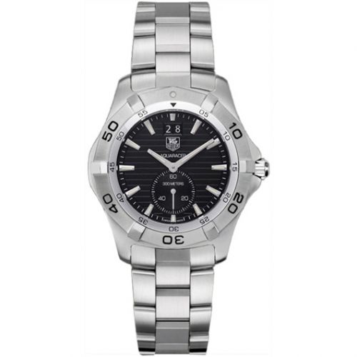 TAG Heuer Aquaracer 300M Big Date 41 Stainless Steel Black Bracelet