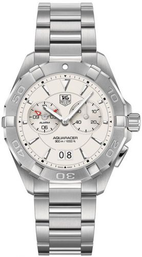 TAG Heuer Aquaracer 300M Alarm 40.5 Stainless Steel Silver Bracelet
