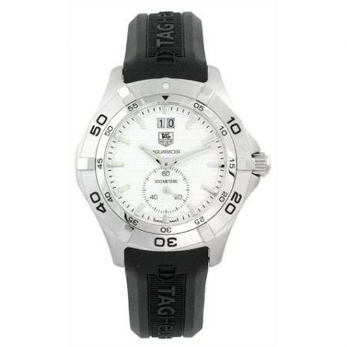 TAG Heuer Aquaracer 300M Big Date 41 Stainless Steel Silver Rubber
