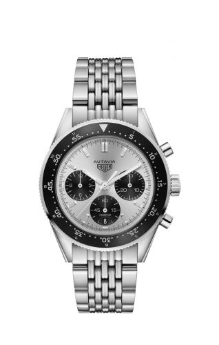 TAG Heuer Autavia Heuer 02 Stainless Steel Panda Bracelet Jack Heuer