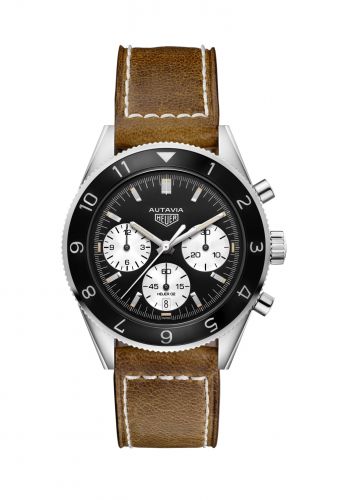 TAG Heuer Autavia Heuer 02 Stainless Steel Inverted Panda Strap